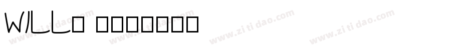 WILLY 2字体转换